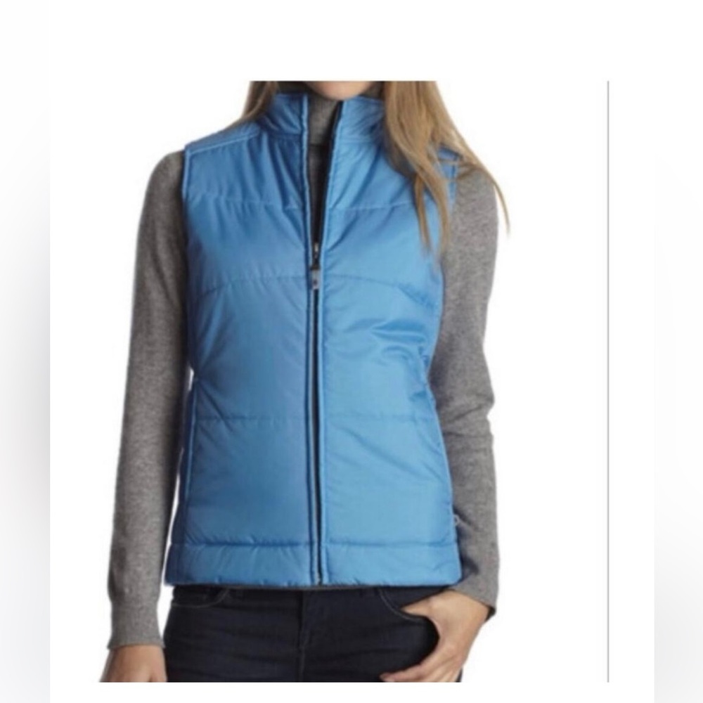 ALO Yoga Light Blue Puffer Vest